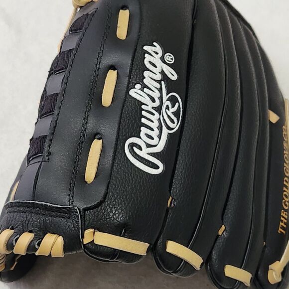 Rawlings RSB SS13W 13 Inch Left Hand Thrower Black Leather Softball Glove - Picture 2 of 15